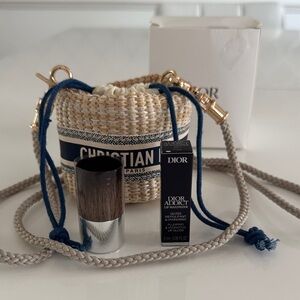 Dior Addict Lip Balm full size - Natural Wood and Silver